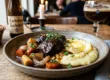 Belgian Quadrupel Braised Beef with Root Vegetables and Buttery Potato Mash