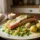 Salmon with Belgian Saison Cream Sauce, Leeks & Peas